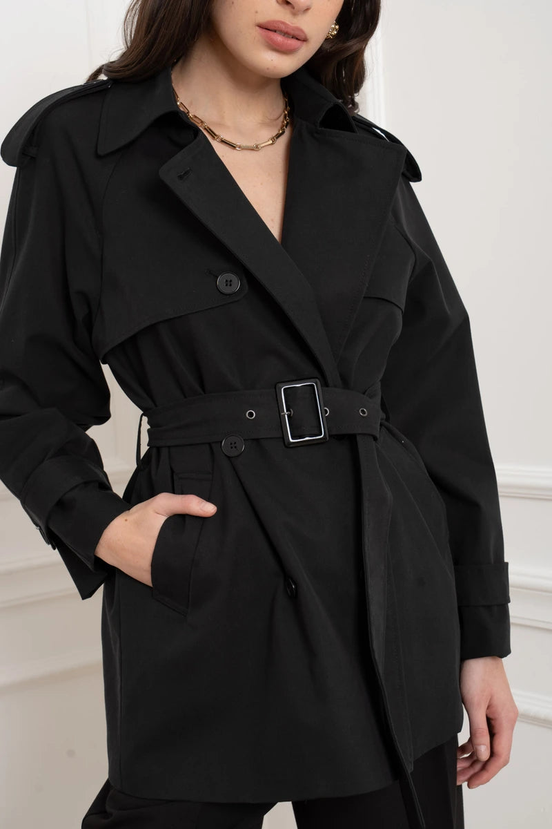Trenchcoat mit Taillengürtel
