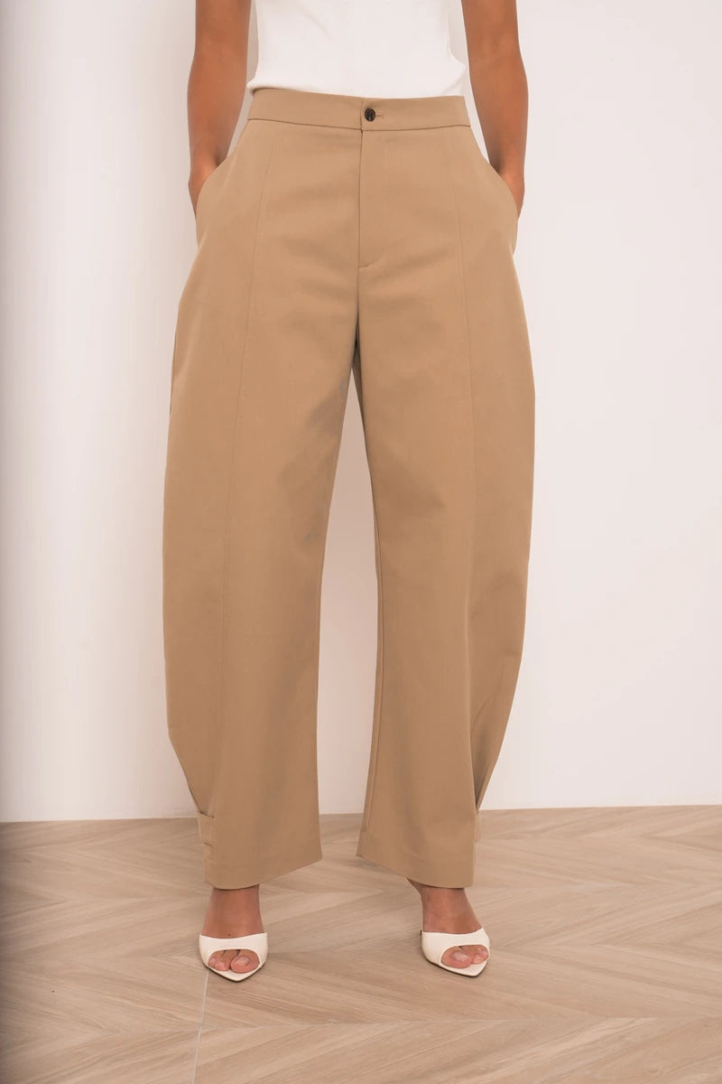 Ballonhose mit Kordelzug am Saum