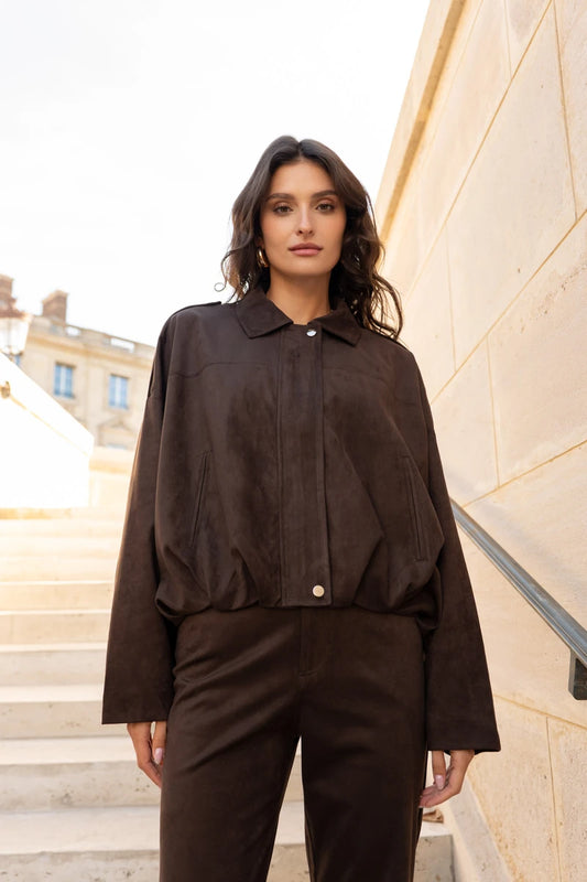 Oversize-Bomberjacke