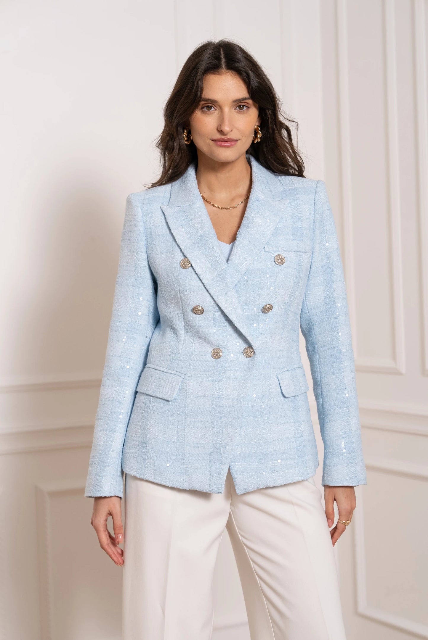 Strukturierter Tweed Blazer