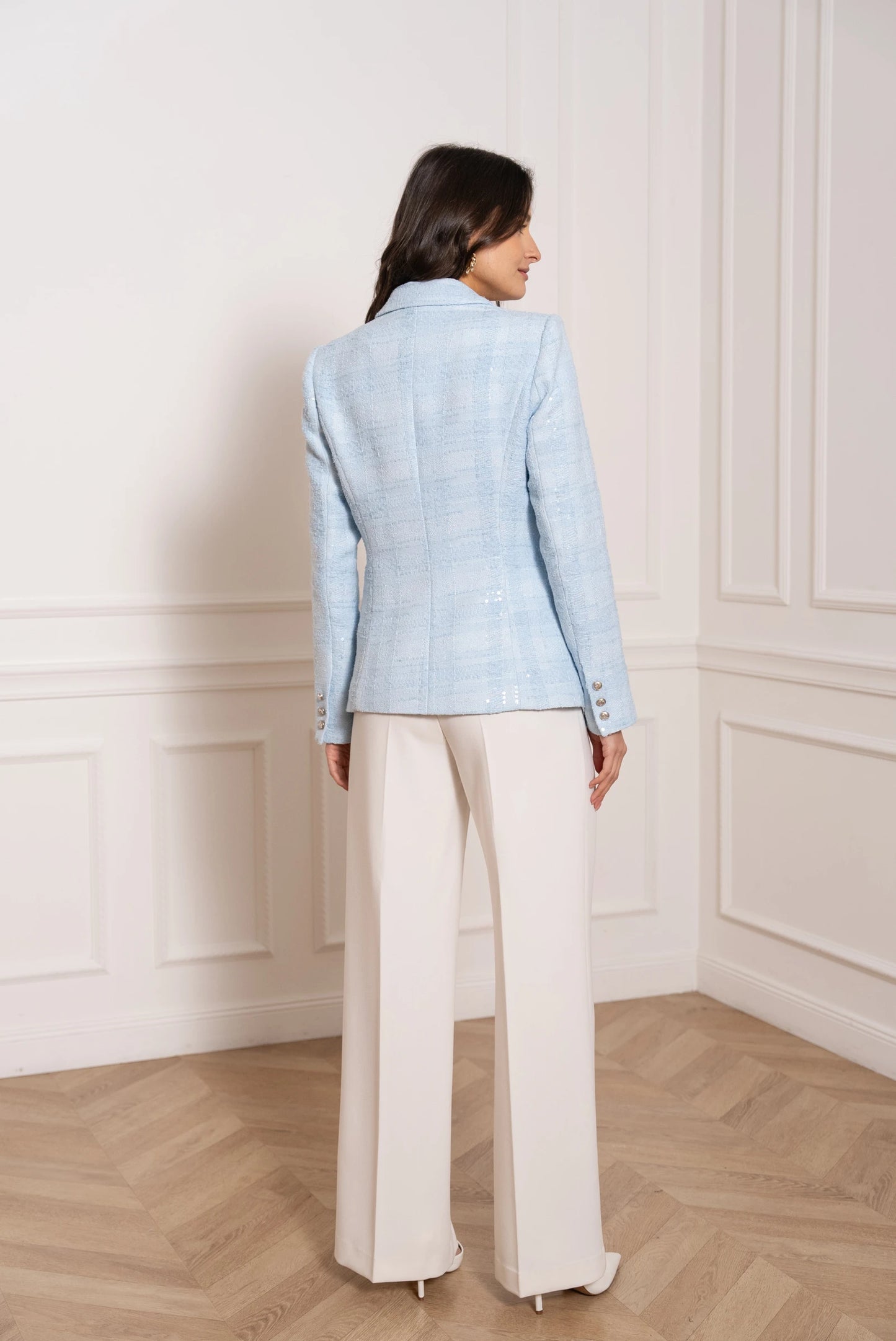 Strukturierter Tweed Blazer