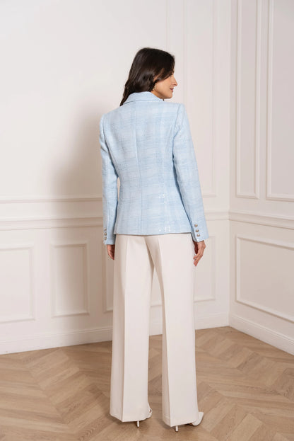 Strukturierter Tweed Blazer
