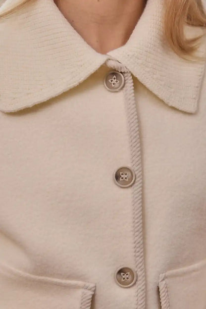 Jacke mit Polokragen