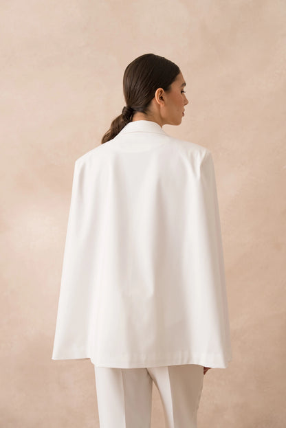 Oversize-Cape mit erstklassigen Details