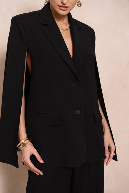 Oversize-Cape mit erstklassigen Details