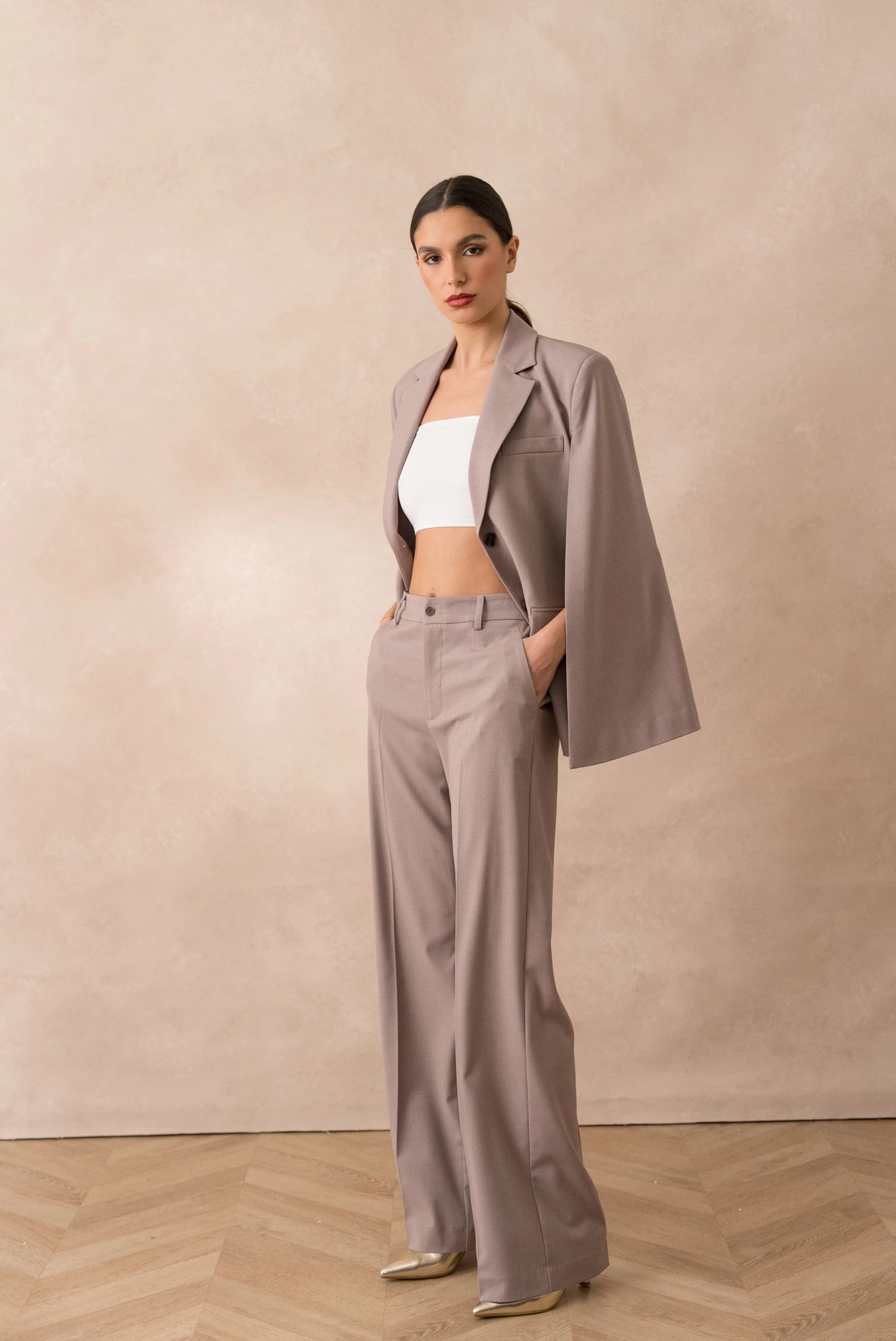 Oversize-Cape mit erstklassigen Details